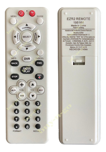 Control Remoto Dish  Ezr2 Original Nuevo