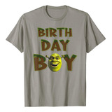 Polera De Cara Grande Para Niño De Cumpleaños De Shrek