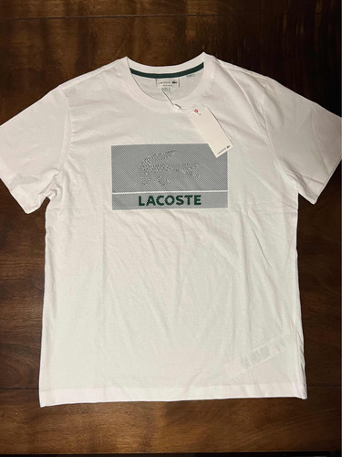 Playera Blanca Lacoste