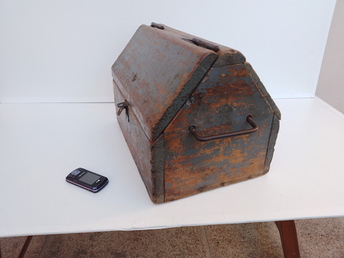 Antigua Caja Cajón Organizador Tipo Herramientas Rustico Rob