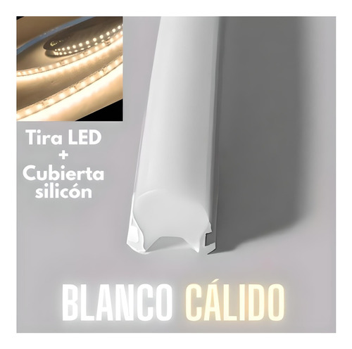 Neon Flex Segunda Generación Tira Led + Silicona X Metro