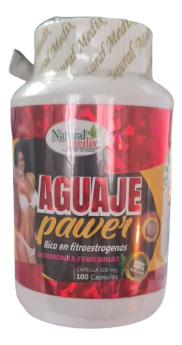 Aguaje Power Aumento De  Bustos Y Gluteos X100caps