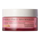 Botik Creme Hidratante Firmador Poliglutâmico Rosa Mosqueta