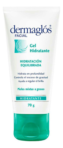 Dermaglós Facial Gel Hidratación Equilibrada Pieles Mixtas A Grasas Sensibles Hidratante