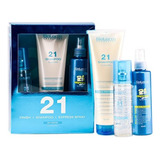 Salerm 21 Silk Protein Kit 3 Piezas (shampoo, Spay Y Finish)