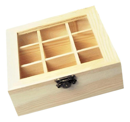 Organizador De Caja De Té, Soporte Para Té, Con 9