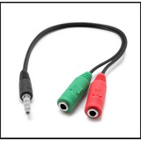 Cable Adapt 3,5 St 3 Polos A Microfono Y Auricular