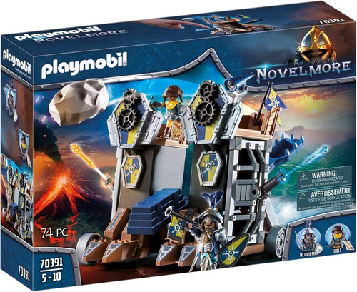 Playmobil Novelmore 70391 - Fortaleza Movil Catapulta 