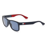 Tommy Gafas De Sol Rectangulares Para Hombre, Bl Redwht, ...