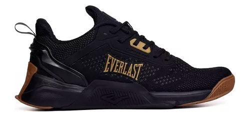 Tênis Everlast Climber Pro Uni Training Preto E Dourado