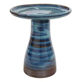 Sunnydaze Outdoor Ceramic Bird Bath - Duo-tone - Alta Cocció