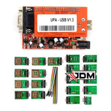 Programador Upa V1.3 Kit 20 Adaptadores Full + Cable Dv9 + Scripts