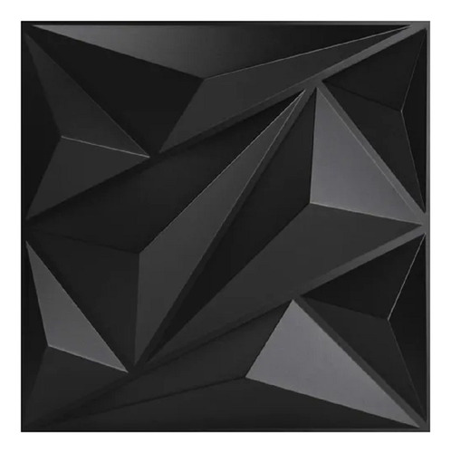 Promo 9m2-36pza Panel Muro Decorativo 3d Negro Envió Gratis!