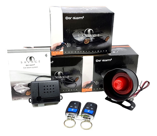 Alarma Sabage Control M77 - 1 Corta Corriente Seguridad Auto