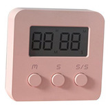 3 Alarma Reloj Temporizador De Cocina Digital Ruidoso Rosa