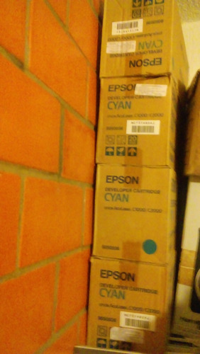 Toner Para Impresora Epson Aculaser C1000 Y C2000 Cyan