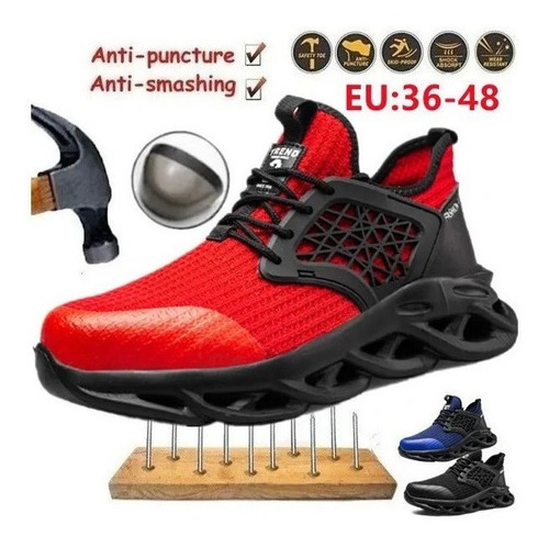 Tenis Dieléctricos Industrial Con Casquillo Para Hombre