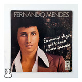 Ep Compacto José Augusto Fernando Mendes Disco De Vinil 1979