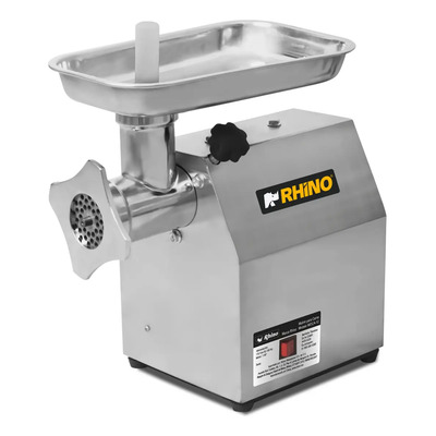 Molino Para Carne 1 Hp Marca Rhino Moca-12 Acero Inoxidable | Meses sin interés