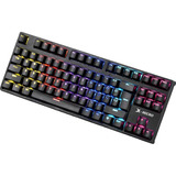 Teclado Mecánico Gaming Xgk-914 Usb Rgb X-micro Pc-x-box-ps4 Color Del Teclado Negro Idioma Español Latinoamérica