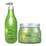 Loreal Force Relax Kit Sh Nutri-control 500ml+ Mascara 500ml