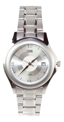Reloj John L. Cook Analogo Casual Acero Sumergible 3540