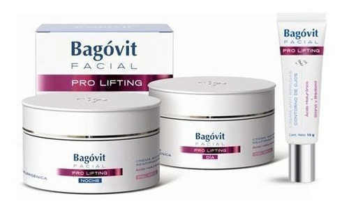 Combo Bagovit Pro Lifting  Dia + Noche + Ojos Piel Seca