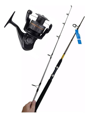 Combo De Pesca Shimano Fx 7 Pies + Carrete Okuma 5000