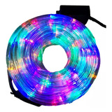 Serie Navideña Manguera Led Luz Multicolor 10 Metros Navidad