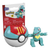 Mega Pokemon Totodile - Juego De Construcción Con 30 Ladri.