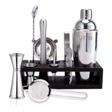 Juego Bartender Coctelera Utensilios Bar Inoxidable 12 Pzs