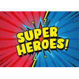 Individuales Infantil Rectangulares Super Heroes Pack 20 Uni