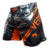 Short Fight Venum Lion Fire Bermuda Mma Jiu Jitsu 