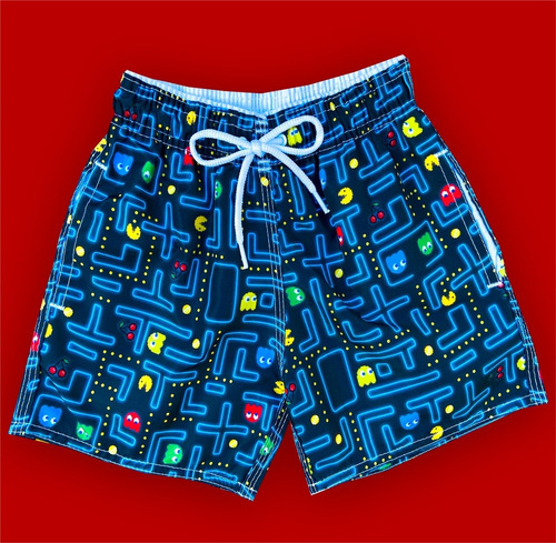 Shorts Infantil Mauricinho Moda Praia Verao