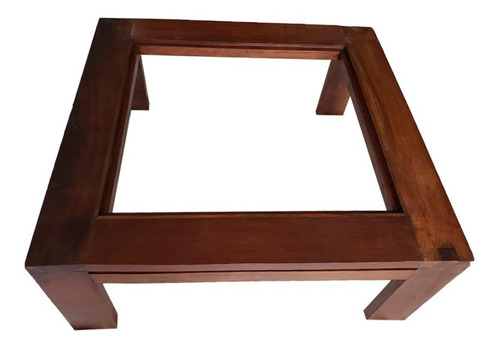 Mesa Canto 90 X 90 X 60 Modelo Áustria Madeira Cabreúva