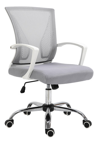 Silla De Escritorio Ergonómica Top Living Burdeos Gris