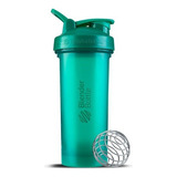 Coqueteleira Shakeira Para Whey Blender Classic V2 830ml Cor Verde