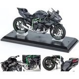 Miniatura Moto Metálica Kawasaki H2r Con Luz Y Sonido 1: