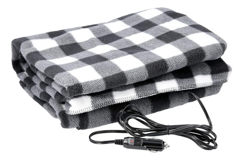 Heated Car Blanket - 12-volt Electric Blanket For Car, Tr...