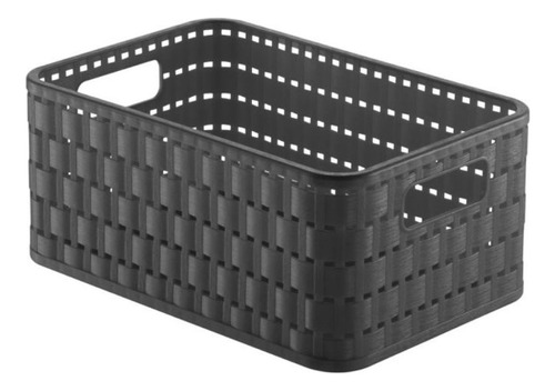 Caja Country A5+ 32x16x23 Cm Rotho Antracita