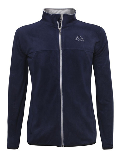 Campera Jacket Kappa Men Logo Vaurion Slim Azul 3023