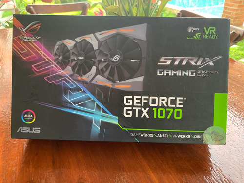 Tarjeta Gráfica Asus Rog Strix Gtx 1070 8gb