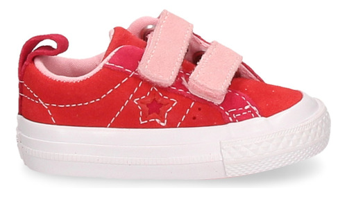 Zapatilla Niña Converse One Star 2v 762004c Enamel Red