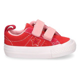 Zapatilla Niña Converse One Star 2v 762004c Enamel Red