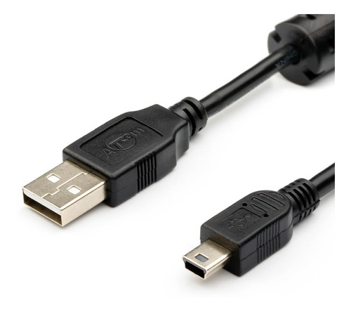 Cable Usb A Mini Usb 5 Pines Macho Cargador Datos Camara Ps3