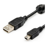 Cable Usb A Mini Usb 5 Pines Macho Cargador Datos Camara Ps3