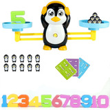 Pingüino Balanza Matemática Infantil Juguete Educativo