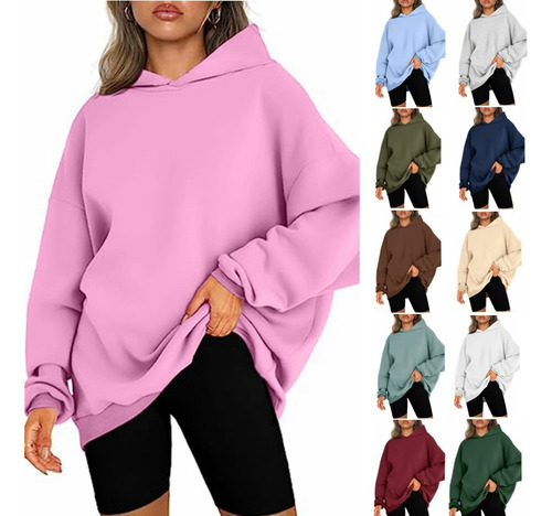 Sudadera De Lana Casual Suelta 2024