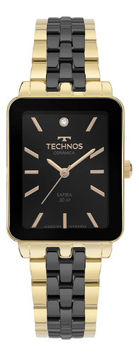 Relógio Technos Feminino Ceramic/saphire Dourado - 2035mzp/1