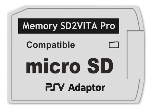 Adaptador De Tarjeta De Memoria Sd2vita 5.0, Para Ps Vita Ps